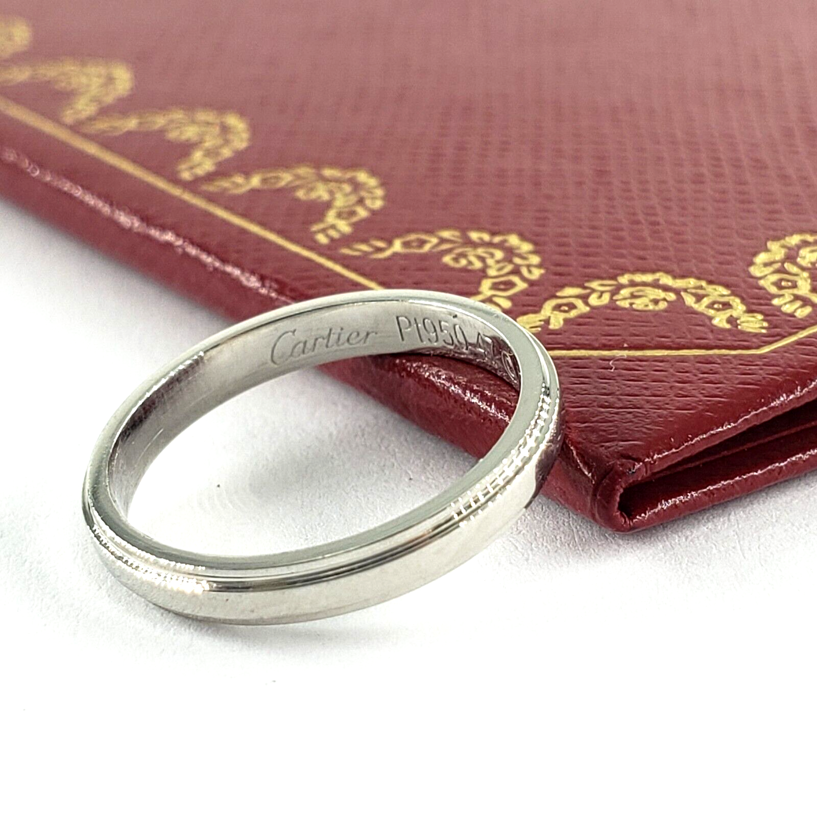 CARTIER Platinum PT950 D'AMOUR 2.5MM Wedding Band Size 4.25 CARTIER Platinum PT950 D'AMOUR 2.5MM Wedding Band Size 4.25