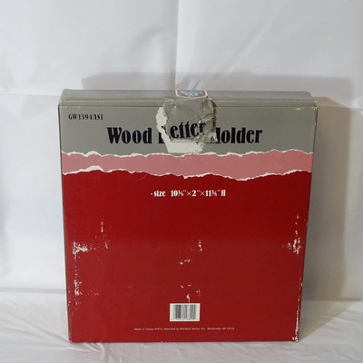 Vintage Wood Letter Holder with Fruit design Home Decor Wall Hanging Wal-Mart