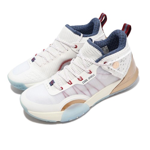 

Li Ning Wade Series All Day 6 V2 Белый Синий Красный Золотой Мужчины Баскетбольный мяч ABPR029-4, Wade Series All Day 6 V2