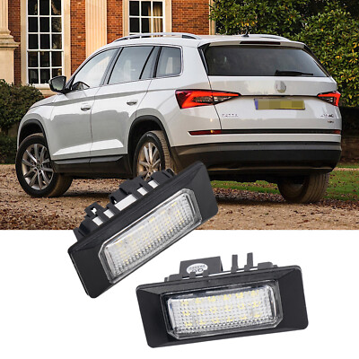 Passt für Skoda kodiaq Bj. ab 2017 LED Kennzeichenbeleuchtung