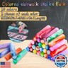 UZLU 90 PCS Sidewalk Chalk 30 Color Tie Dye Drawing Chalks for Kids, Colored Jumbo Washable Chalk Giant Box Non-Toxic Dustless,Painting on Sidewalk Bulk,Outdoor Art, Blackboard, Playground