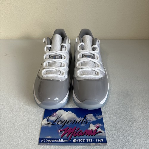 AIR JORDAN 11 RETRO LOW 27cm 箱あり Air Jordan 11 Retro Low Cement Grey Sz 10 Brand New Fast