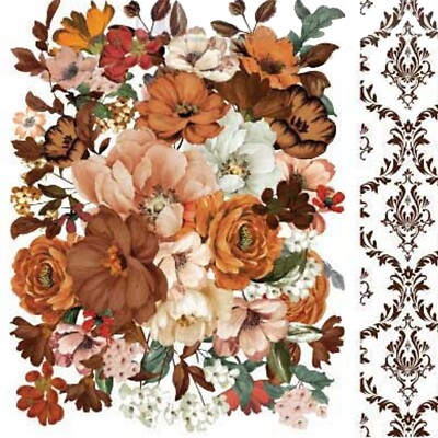 Rub On Transfers Furniture ReDesign Prima CLASSIC PEACH Middy Craft 8.5x11
