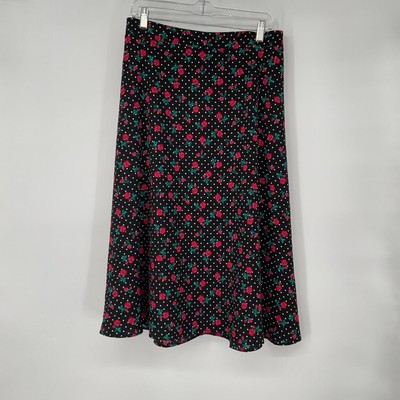 Draper James Eloquii Women's Floral Polka Dot A-Line Skirt Size 26W