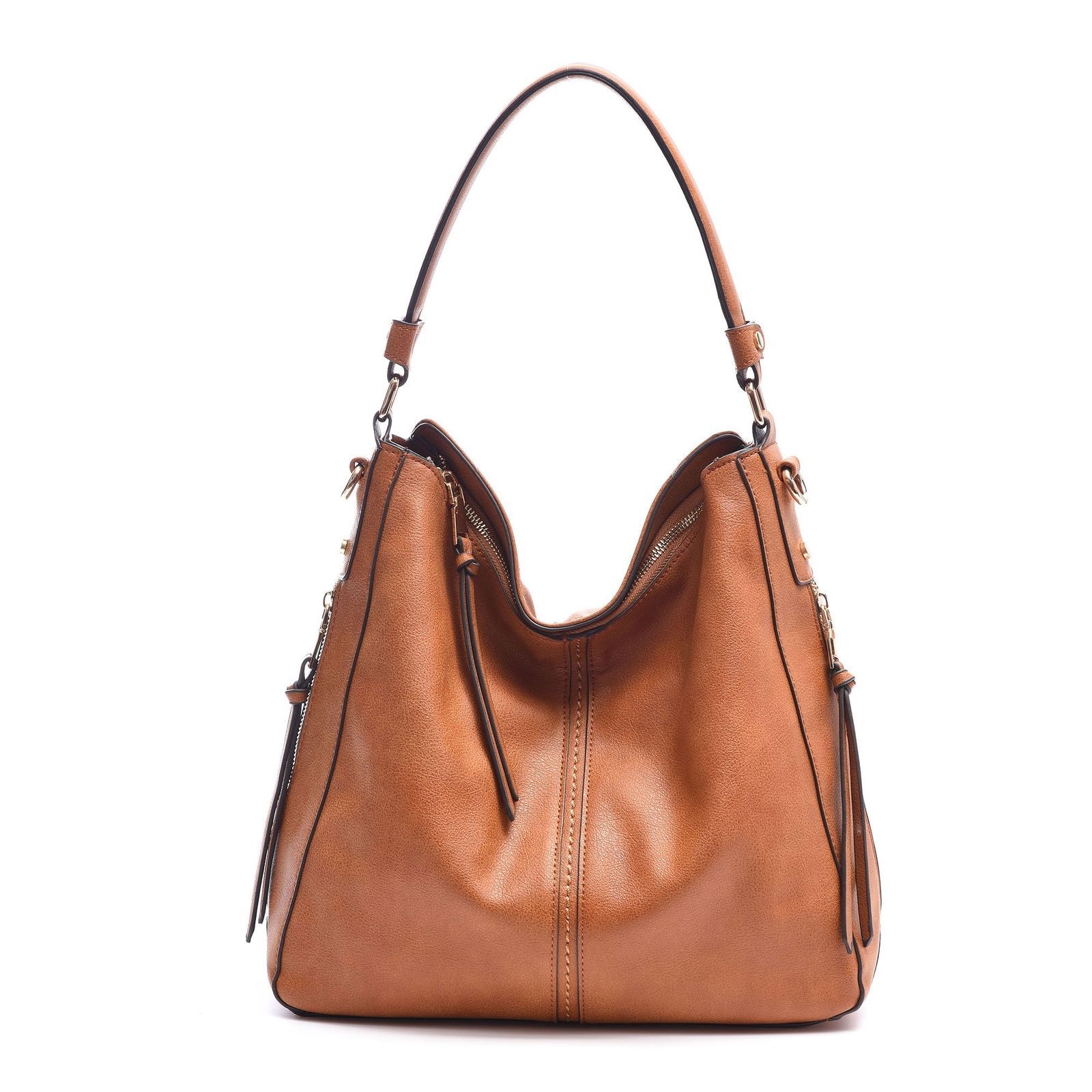 ショルダーバッグ・ポシェット Lambskin Vintage Mini Hobo Bag in Brown $_57.JPG?set_id=8800005007