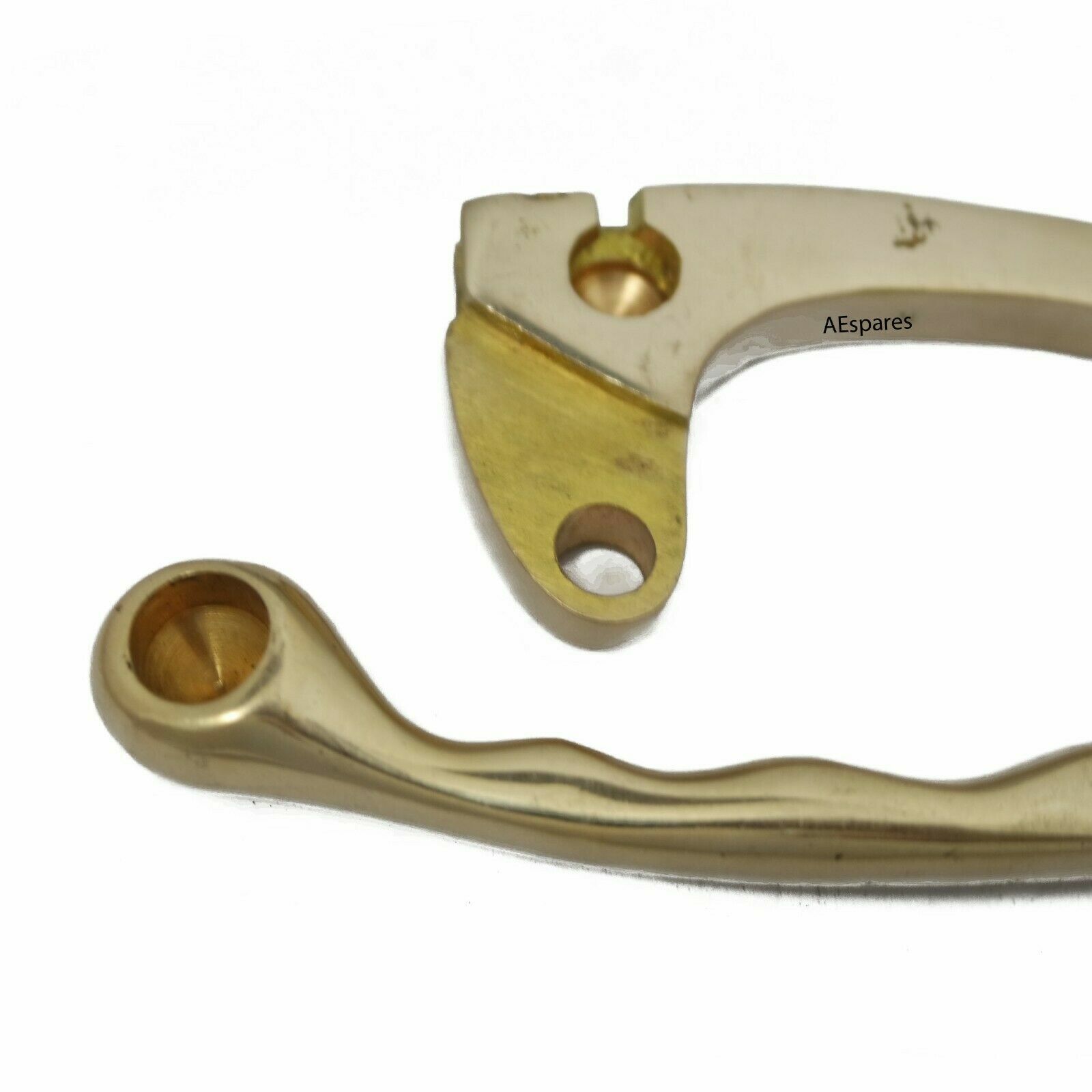 Fits Royal Enfield Early  Brass Brake & Clutch Lever Set 7/8" Handel Bar 