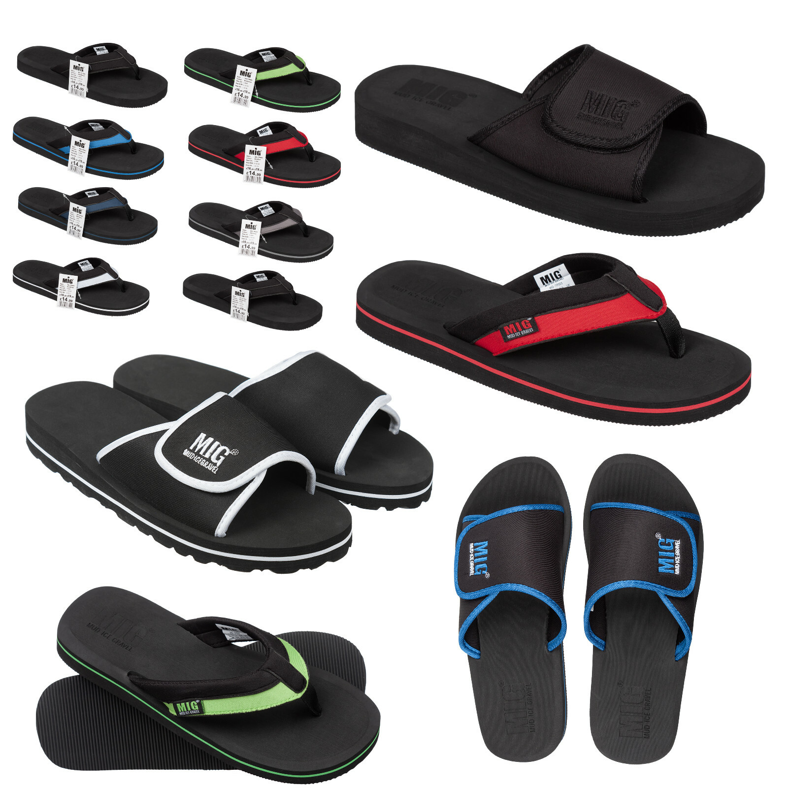 Mens \u0026 Boys Flip Flop Sandals Size 4 to 