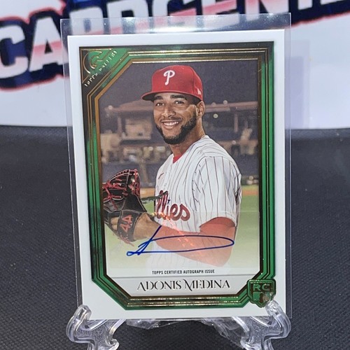 2021 topps gallery adonis medina auto ra-ame /99 | eBay