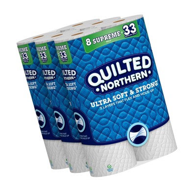 Quilted Northern Ultra Soft & Strong Toilet Paper, 24 ...