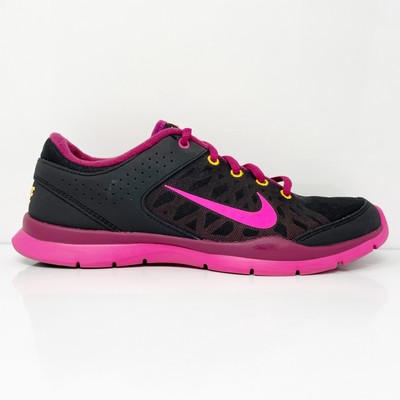 Nike Womens Flex Trainer 3 580374-007 Черные кроссовки для бега, размер 9, Черный, Flex Trainer 3