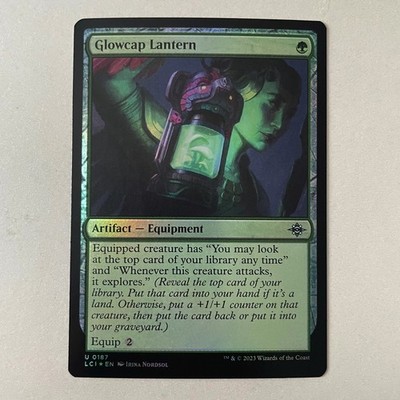 Magic the Gathering Lost Caverns of Ixalan #0167 Glowcap Lantern Foil