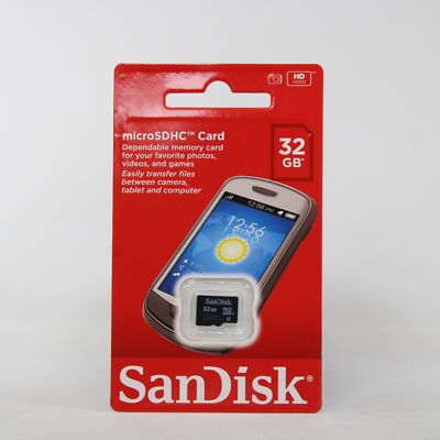 SanDisk 16GB 32GB MicroSDHC Class4 Flash Memory Card for Phone Storage - By Lot