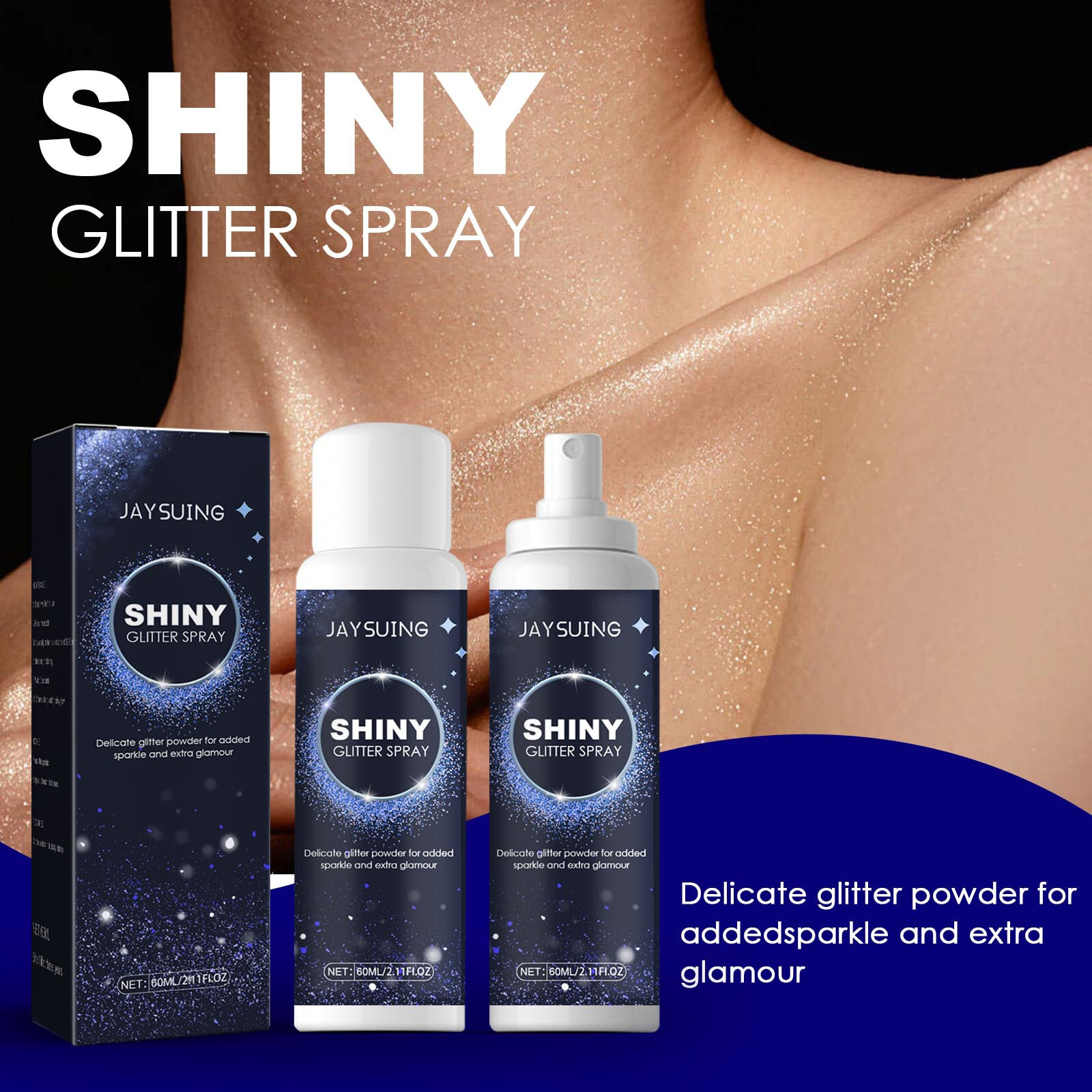 Glitter Spray 60ml Glitter Spray For Hair And Body Body Glitter Spray Hot