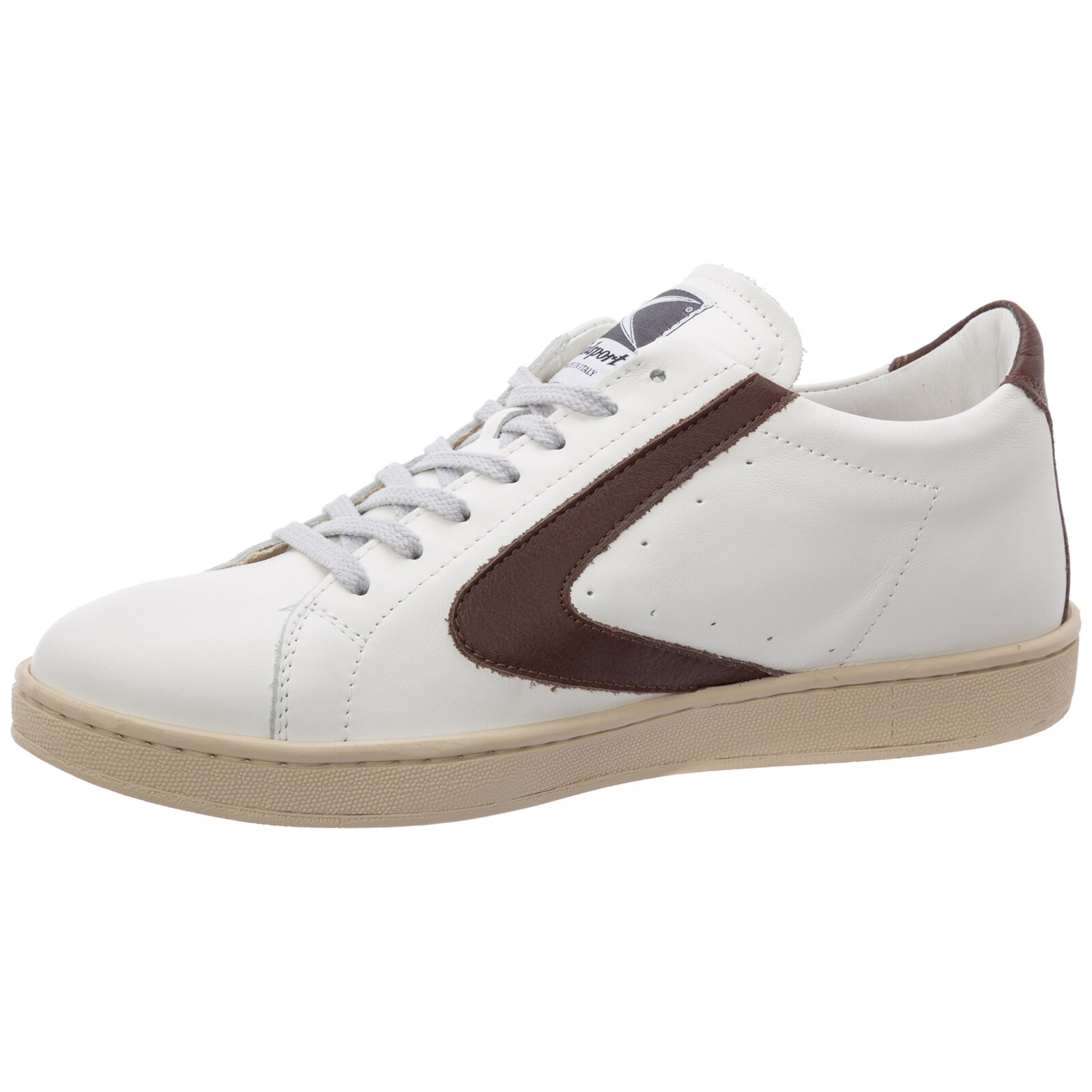 VALSPORT 1920 VALSPORT 1920 SNEAKER HERREN TOURNAMENT VTNL001MA2001 BIANCO MOOR LEDER LOGO