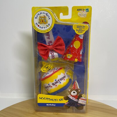 Build A Bear Workshop Accessorize Me Birthday Set for 8'' - 10''  Toy NIP 2004