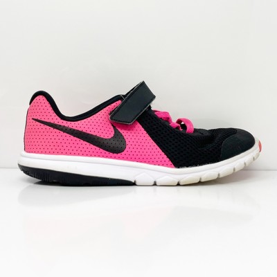 

Nike Girls Flex Experience 5 844992-600 Черные кроссовки для бега, размер 2,5 года, Черный, Flex Experience 5