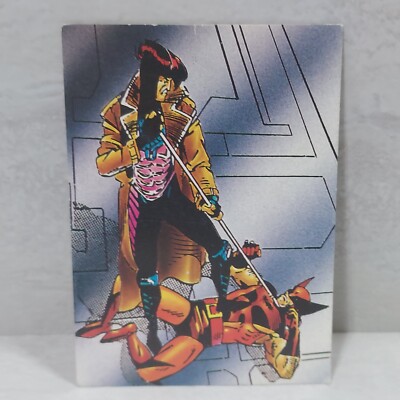 1992 Marvel Wolverine From then Till Now II #60 Gambit Trading Card
