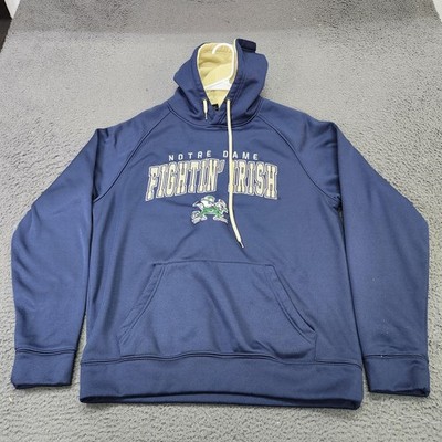 Notre Dame Fighting Irish Sweatshirt Hoodie Mens Medium NCAA Football Colosseum