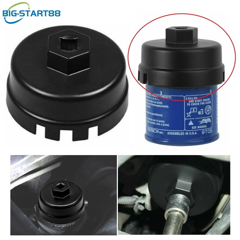 Cap Wrench Socket Cup Remover Tool 64mm 14flutes For Toyota Lexus Hot