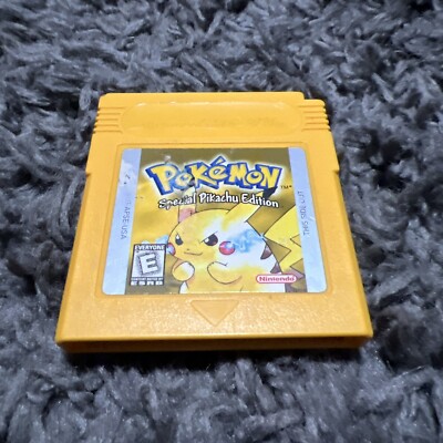 Pokemon Yellow Version Nintendo Game Boy Authentic Tested