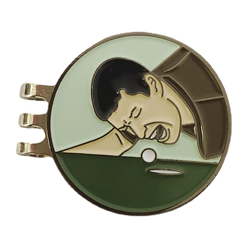 Ball Clips Normal Marker With Electroplating Removable Paint Golf Hat Magnetic