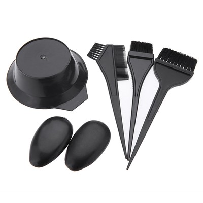 5x Hair Color Dye Tool Set Brush Bowl Comb Professional Salon  DIY Kit A7D7