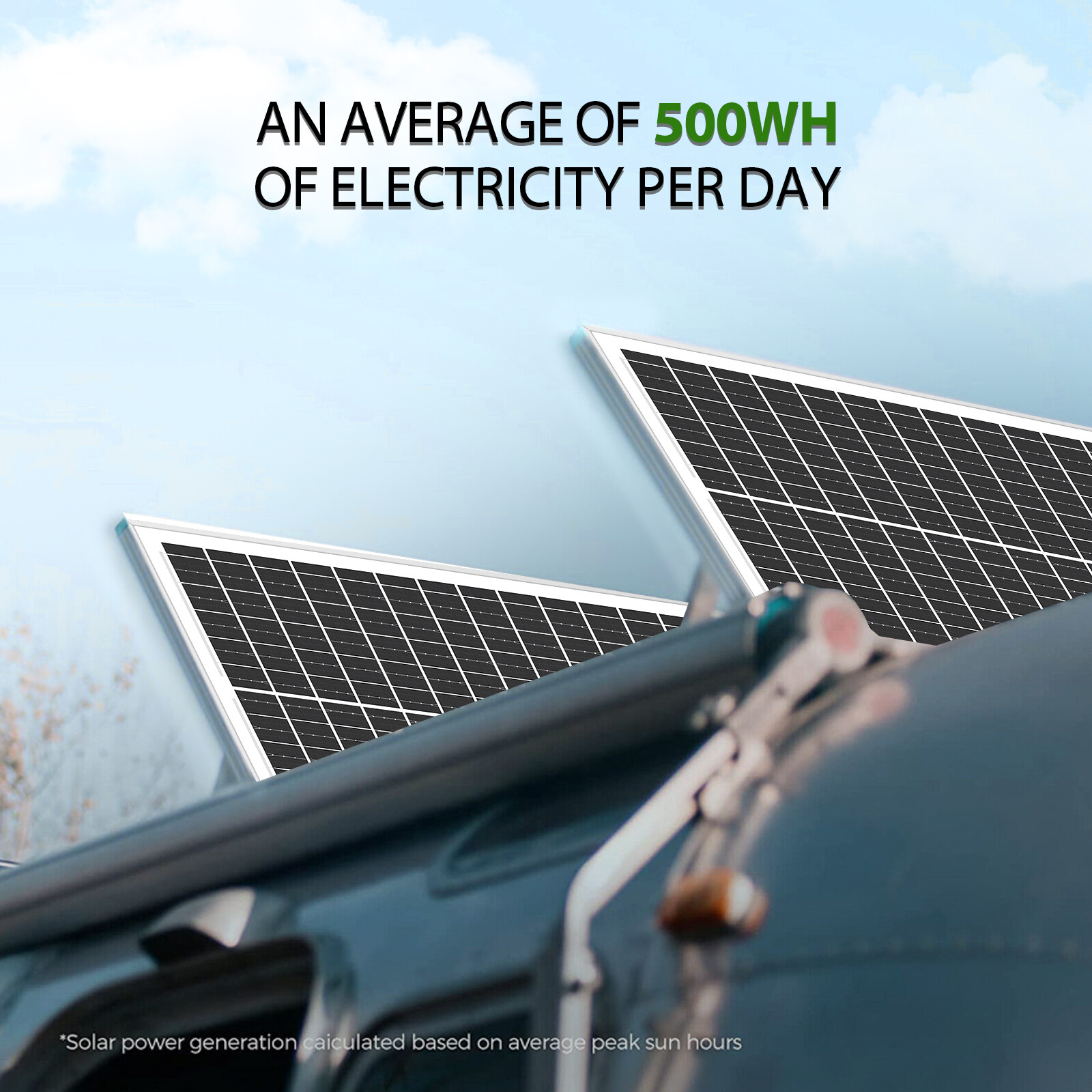 100W 200W 300W 400W Watt 12V Mono Solar Panel Kit Charger RV Home Off-Grid Boat