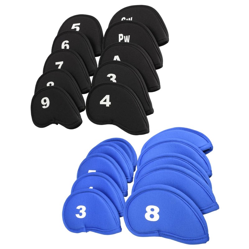 10pcs Golf Iron Head Covers Set Club Cover for Callaway Ping