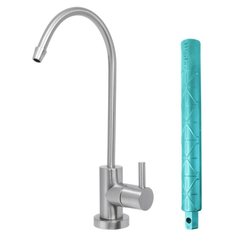 Water Filtration Faucet Reverse Osmosis Nag Brushed Nickel Euro Style + Wrench