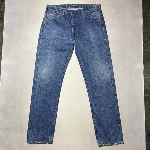 Vintage Levis 505 0217 Denim Dark Blue Jeans Made in USA