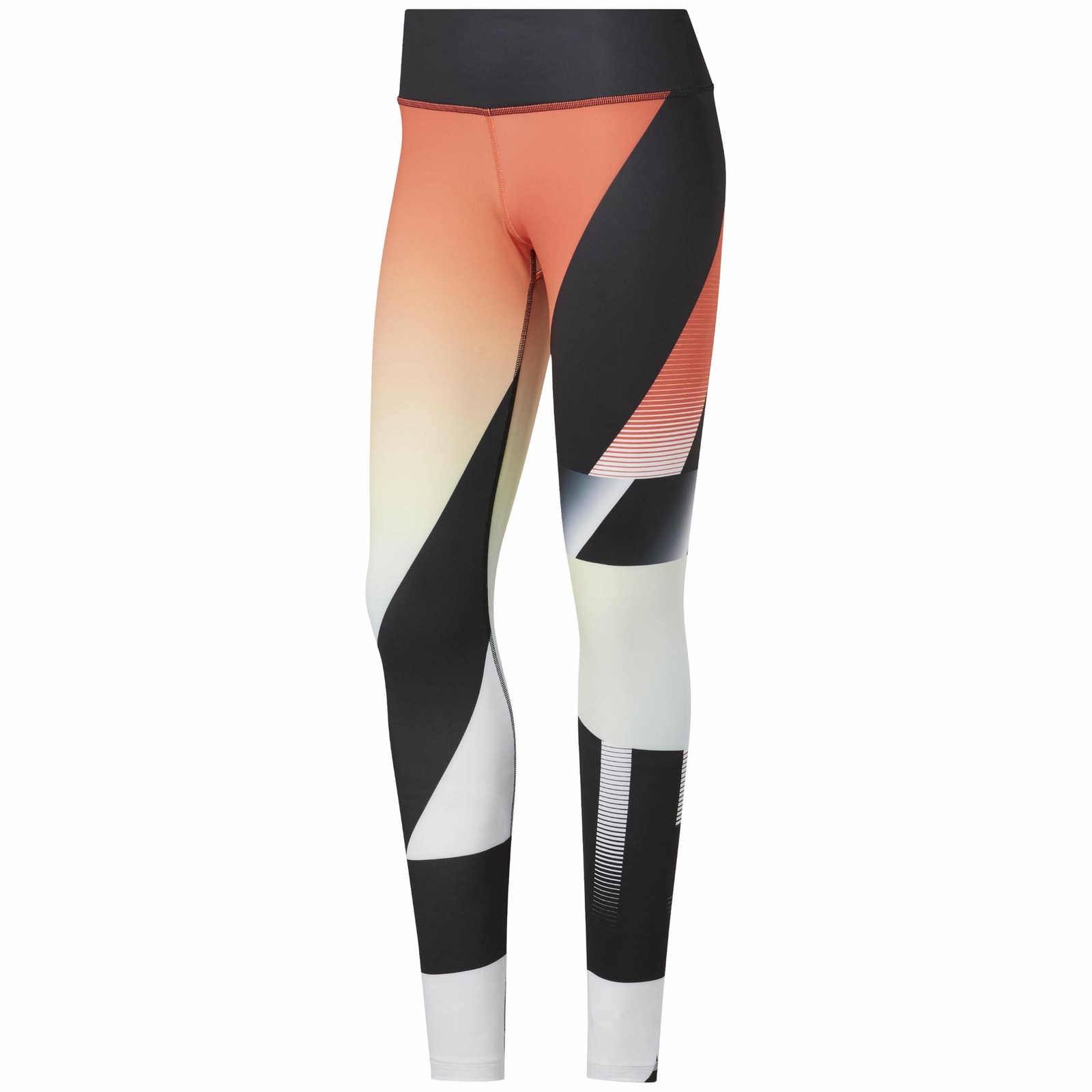 Reebok Women's Crossfit Lux Bold Tight Vivid Orange Leggings FJ5260 Size Large
