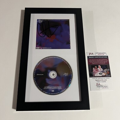 CHELSEA CUTLER SIGNED FRAMED WHEN I CLOSE MY EYES CD JSA COA