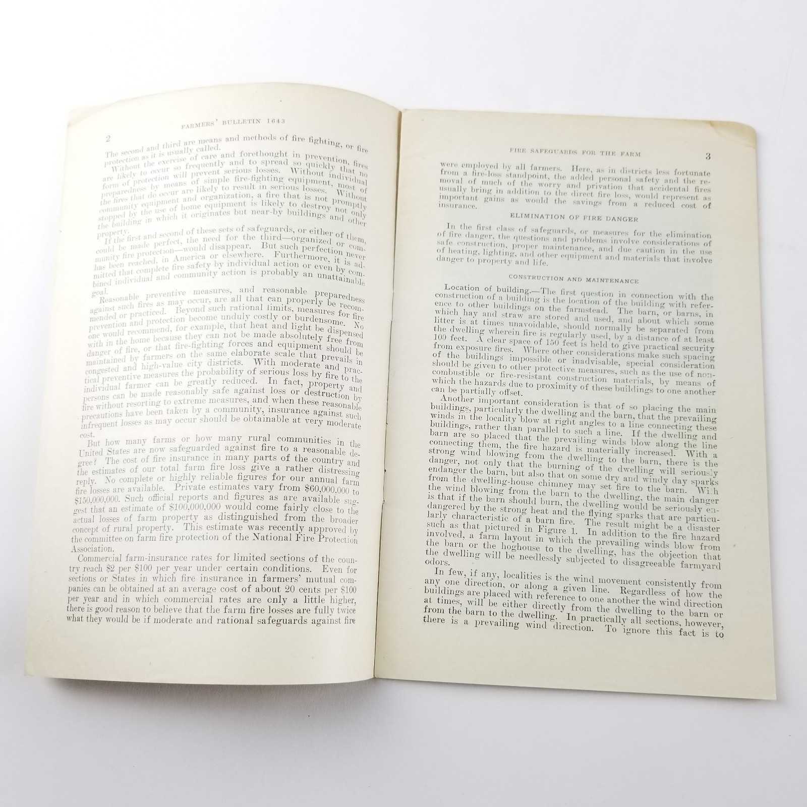 US Department of Agriculture Farmers Bulletin 1643 Fire Safeguards For the Farm