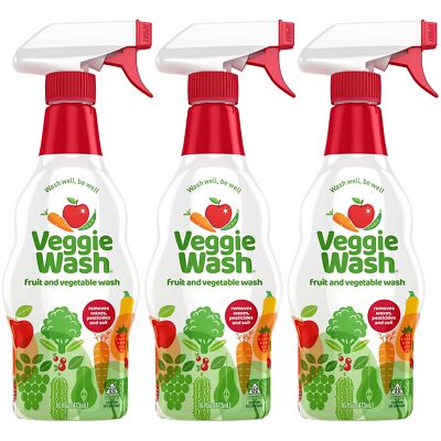 Veggie Wash Fruit and Vegetable Wash, Produce Wash and Cleaner, 16-Fluid Ounc...