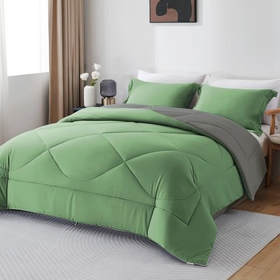 beeweed Piumino 4 Stagioni Letto Singolo 135x200, Reversibile Piumone