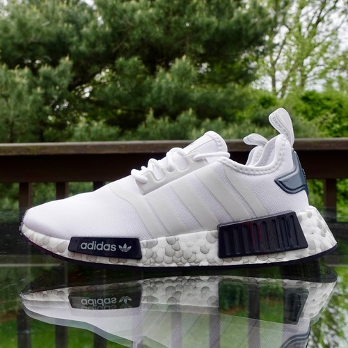 

Adidas Originals NMD_R1 Женские спортивные кроссовки белые кроссовки #476, Белый, adidas NMD 1