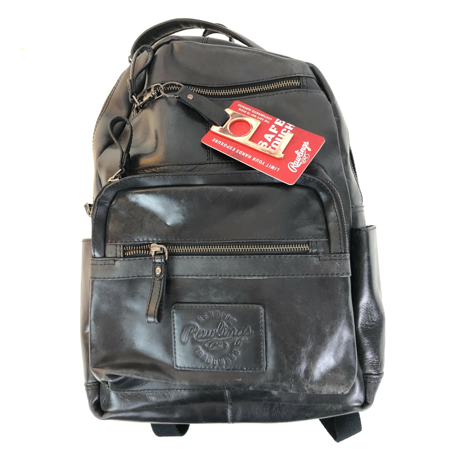 rawlings leather backpack