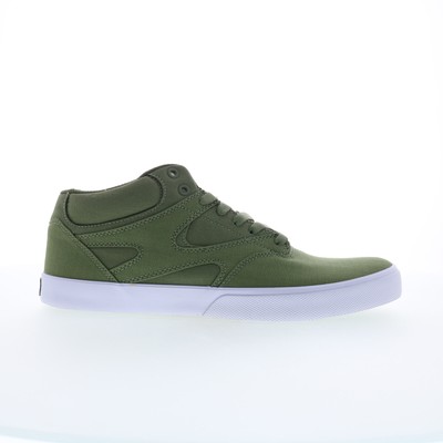 DC Kalis Vulc Mid ADYS300622-ARO Mens Green Skate Inspired Sneakers Shoes 13