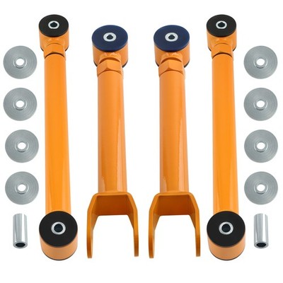 4x Front Upper & Rear Lower Control Arms for 1999-2004 Jeep Grand Cherokee WJ
