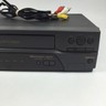 Symphonic SL2960 W/ Cables Black 4-Head Hi-Fi VHS VCR Video Cassette Recorder