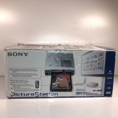 Sony Picture Station - Digital Photo Printer DPP-FP50,UPC- 027242678583 Open Box