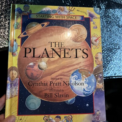 Planets-stars    TWO books starting with space hard cover used great condition
