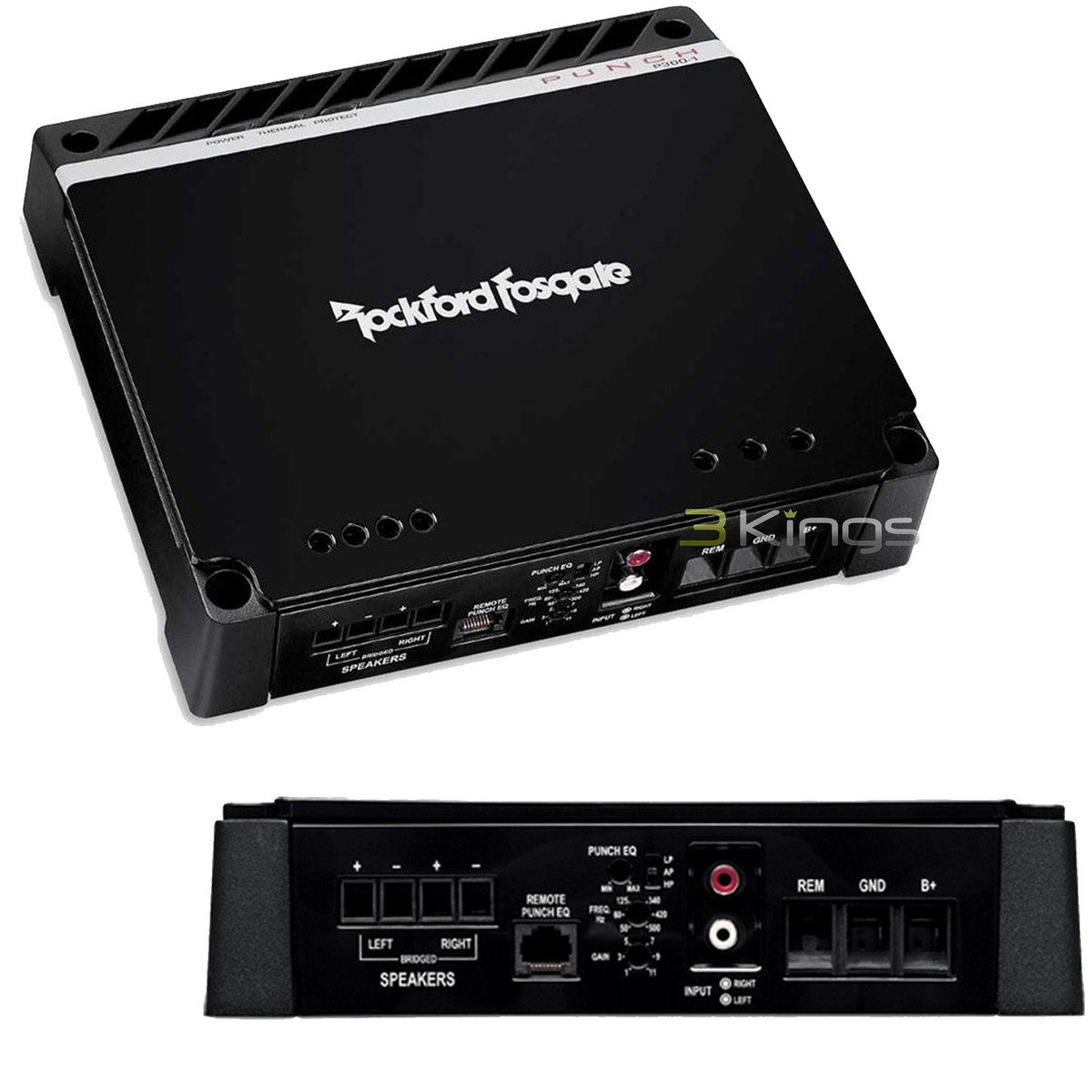 New Rockford Fosgate P3001 900W 4 Ohm Amp A B Monoblock Car Audio
