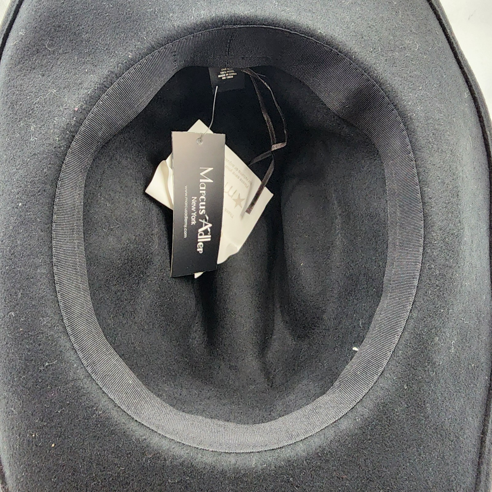 Marcus Adler Wool Short-Brim Cowboy Hat with Satin Trim Women's OS Black - Picture 10 of 14