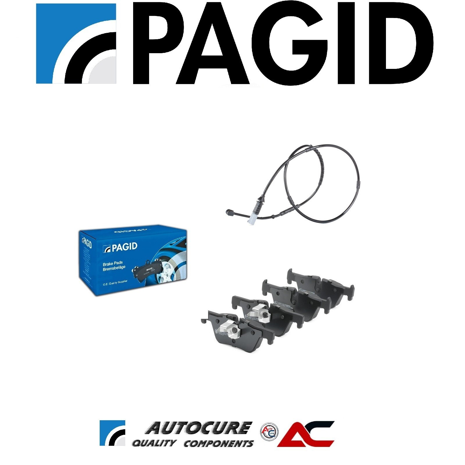 FITS BMW 3 SERIES 330E M SPORT (MK6) (F30) PAGID REAR BRAKE PADS AND SENSOR