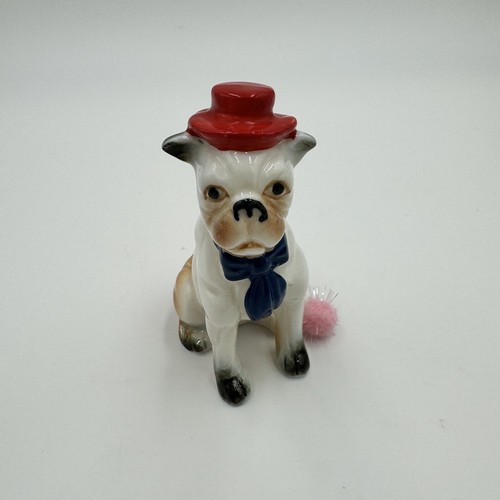 〜50s Vintage Chalkware French Bulldog 置物 Vintage Carnival Chalkware French Bulldog 13