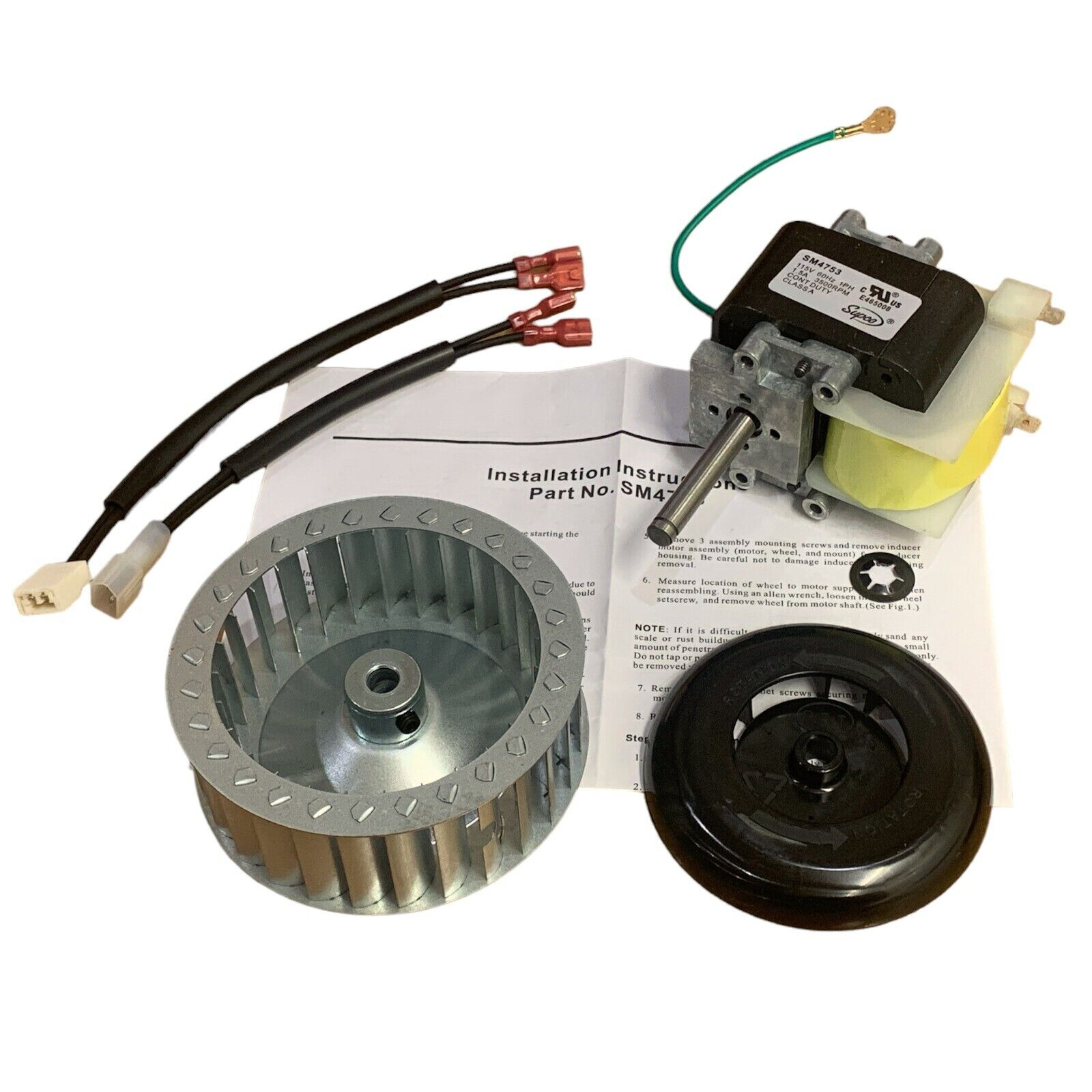 Blower Motor Assembly With Squirrel Cage