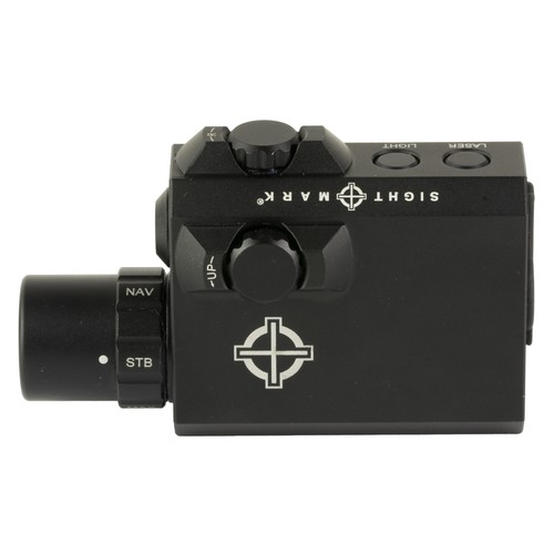 Sightmark LoPro Compact Flashlight with Green Laser Picatinny Mount Matte Black