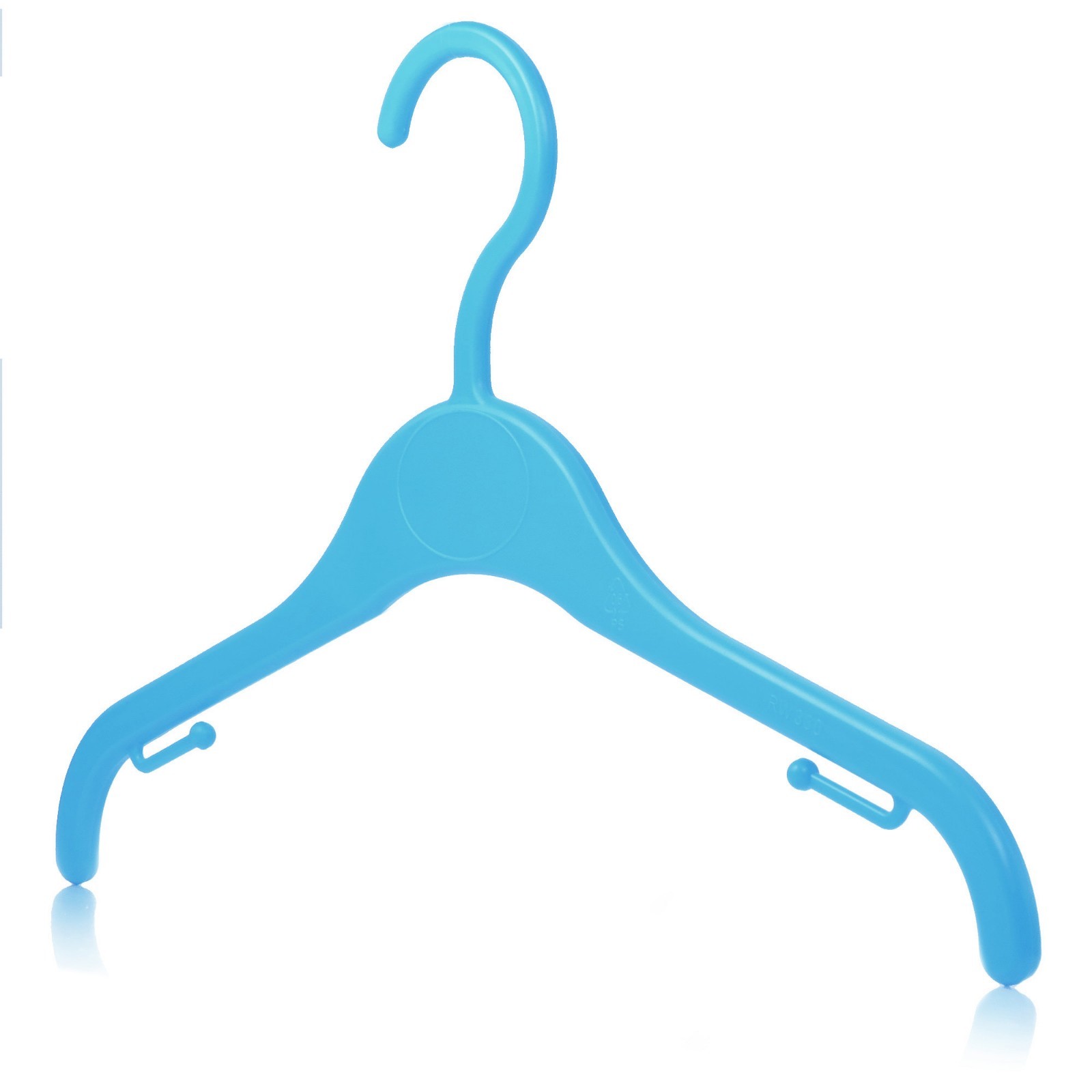 Hangerworld™ Childrens 30cm Wardrobe Set 30 Blue Plastic Clothes Coat