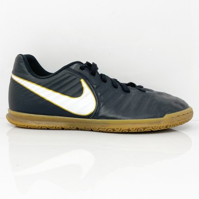 

Nike Boys TiempoX Rio IV IC 897735-002 Черная повседневная обувь Кроссовки Размер 5Y, Черный, TiempoX Rio IV IC